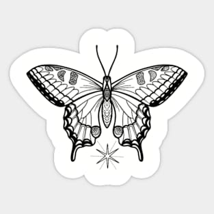 Butterfly dotwork Sticker